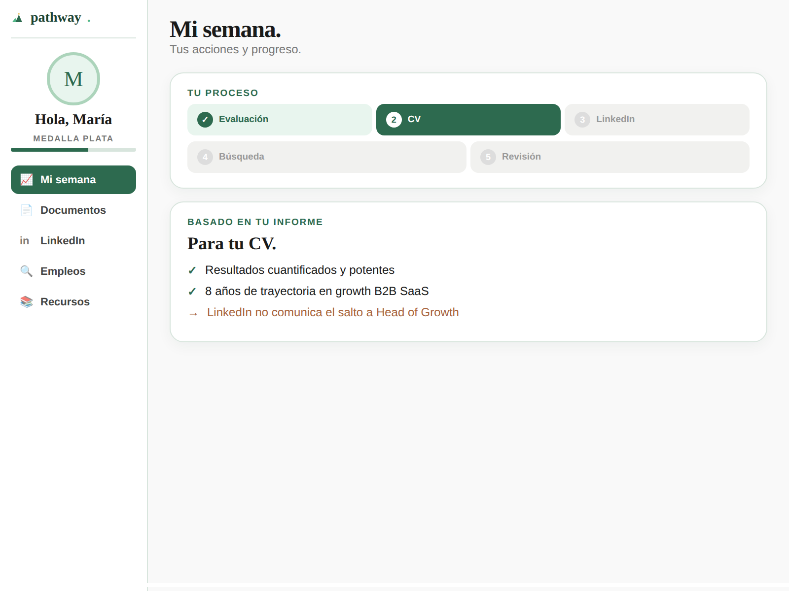 Portal del cliente — carrera